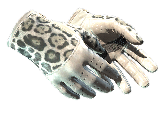 ★ Driver Gloves | Snow Leopard (Well-Worn) — изображение скина CS2, редкость Extraordinary