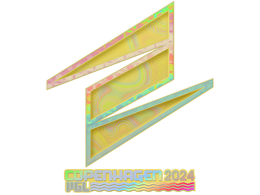 Sticker | ECSTATIC (Holo) | Copenhagen 2024 — CS2 skin image, Exotic rarity