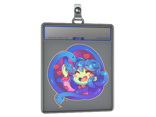Sticker Slab | Baby Medusa — CS2 skin image, High Grade rarity