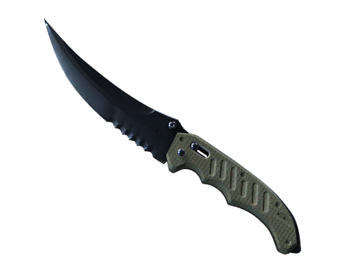 ★ StatTrak™ Flip Knife | Blue Steel (Minimal Wear) — CS2 skin image
