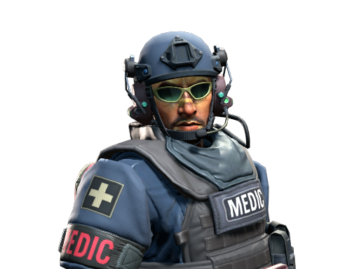John 'Van Healen' Kask | SWAT — скин CS2