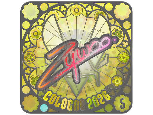 Sticker | ZywOo (Holo, Ranked) | Cologne 2026 — CS2 skin image, Exotic rarity