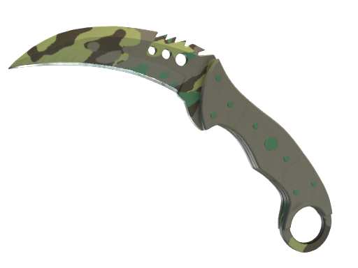 ★ Talon Knife | Boreal Forest (Well-Worn) — изображение скина CS2, редкость Covert