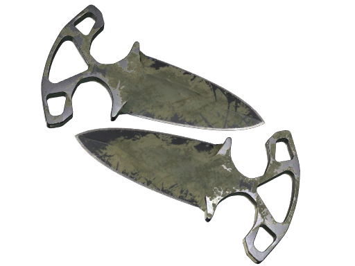 ★ StatTrak™ Shadow Daggers | Safari Mesh (Battle-Scarred) — CS2 skin image