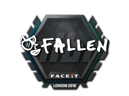 Sticker | FalleN | London 2018 — CS2 skin image, High Grade rarity