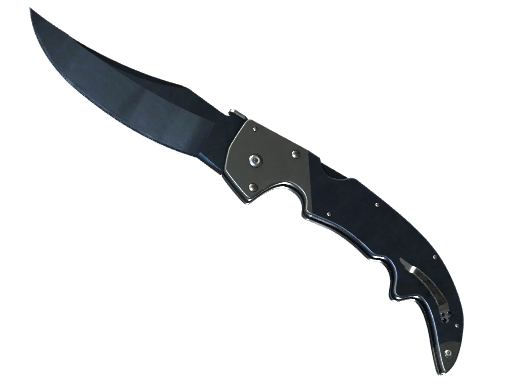 ★ Falchion Knife | Blue Steel (Battle-Scarred) — изображение скина CS2, редкость Covert
