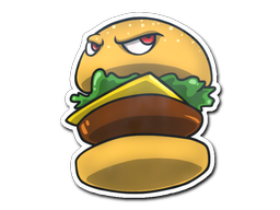 Sticker | Bossy Burger — CS2 skin image, High Grade rarity