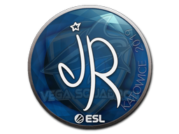 Sticker | jR | Katowice 2019 — CS2 skin image, High Grade rarity