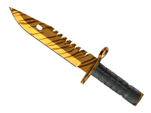 ★ StatTrak™ M9 Bayonet | Tiger Tooth (Minimal Wear) — CS2 skin image