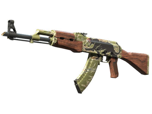 StatTrak™ AK-47 | Jaguar (Battle-Scarred) — изображение скина CS2, редкость Covert