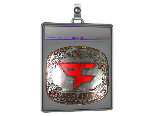 Sticker Slab | FaZe Clan (Foil) | Austin 2025 — CS2 skin image, Remarkable rarity
