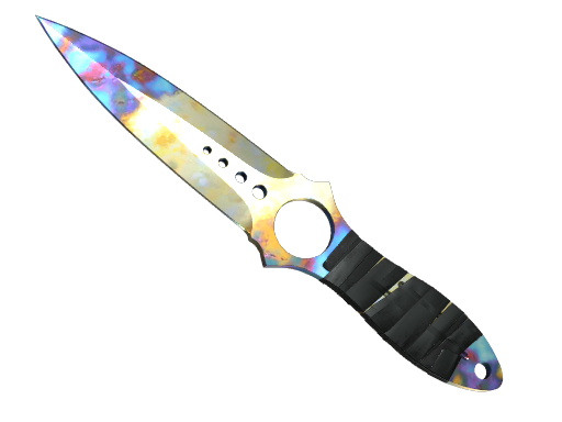 ★ StatTrak™ Skeleton Knife | Case Hardened (Battle-Scarred) — CS2 skin image