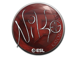 Sticker | NiKo | Katowice 2019 — CS2 skin image, High Grade rarity