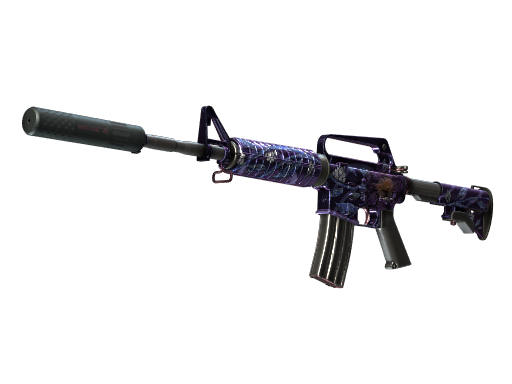 M4A1-S | Black Lotus (Minimal Wear) — изображение скина CS2, редкость Classified