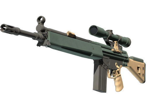 G3SG1 | Contractor (Well-Worn) — изображение скина CS2, редкость Consumer Grade