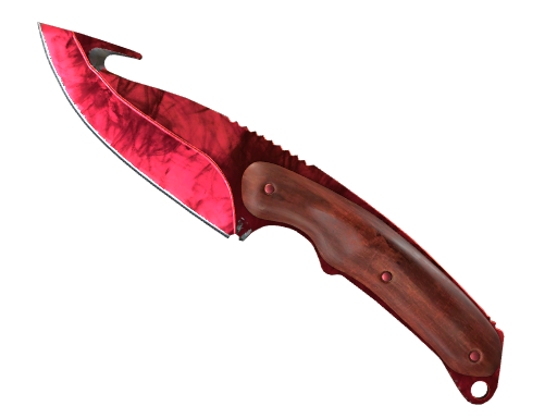 ★ Gut Knife | Doppler Ruby (Factory New) — CS2 skin image, Covert rarity