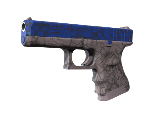 StatTrak™ Glock-18 | Blue Fissure (Factory New) — изображение скина CS2, редкость Mil-Spec Grade