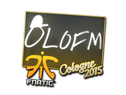 Sticker | olofmeister | Cologne 2015 — CS2 skin image, High Grade rarity