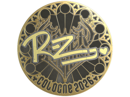Sticker | REZ (Gold) | Cologne 2026 — CS2 skin image, Extraordinary rarity