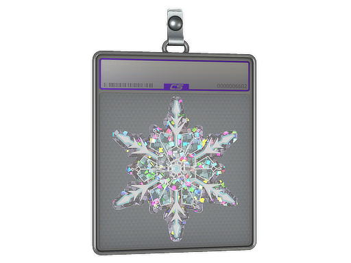 Sticker Slab | Snowfall (Glitter) — CS2 skin image, Remarkable rarity
