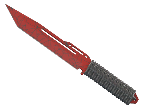 ★ Paracord Knife | Crimson Web (Well-Worn) — изображение скина CS2, редкость Covert