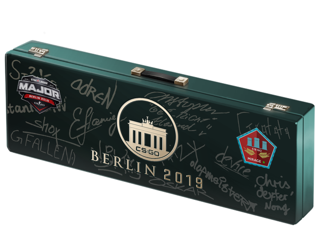 Berlin 2019 Mirage Souvenir Package — CS2 skin image, Base Grade rarity
