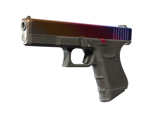 Souvenir Glock-18 | Fade (Factory New) — изображение скина CS2, редкость Restricted