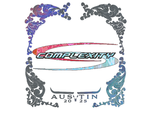 Sticker | Complexity Gaming (Holo) | Austin 2025 — CS2 skin image, Exotic rarity