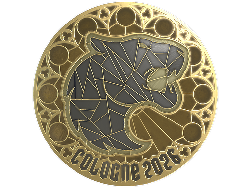 Sticker | FURIA (Gold) | Cologne 2026 — CS2 skin image, Extraordinary rarity