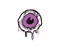 Sealed Graffiti | Eye Spy (Bazooka Pink) — CS2 skin image, Base Grade rarity