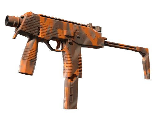 MP9 | Orange Peel (Well-Worn) — изображение скина CS2, редкость Industrial Grade