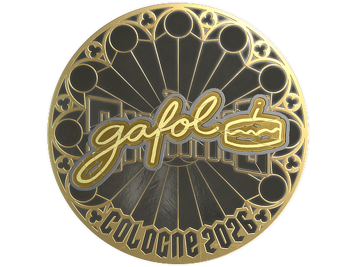 Sticker | gafolo (Gold) | Cologne 2026 — CS2 skin image, Extraordinary rarity