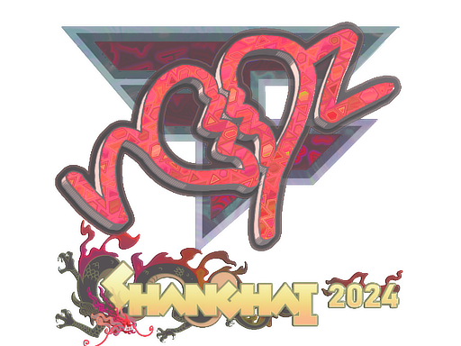 Sticker | ropz (Holo) | Shanghai 2024 — CS2 skin image, Exotic rarity