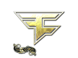 Sticker | FaZe Clan (Gold) | Paris 2023 — CS2 skin image, Extraordinary rarity