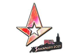 Sticker | Astralis (Holo) | Stockholm 2021 — CS2 skin image, Remarkable rarity