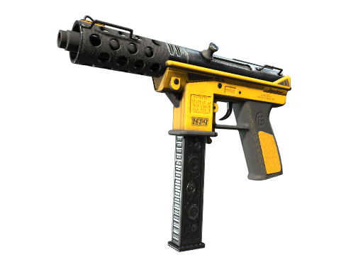 Tec-9 | Fuel Injector (Well-Worn) — изображение скина CS2, редкость Classified