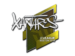 Sticker | XANTARES | Boston 2018 — CS2 skin image, High Grade rarity