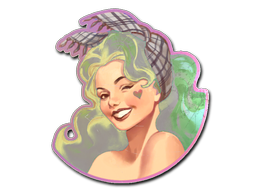 Sticker | Ivette (Holo) — CS2 skin image, Remarkable rarity