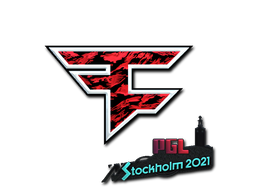 Sticker | FaZe Clan (Foil) | Stockholm 2021 — CS2 skin image, Exotic rarity