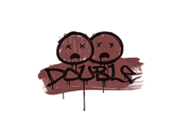Sealed Graffiti | Double (Brick Red) — CS2 skin image, Base Grade rarity