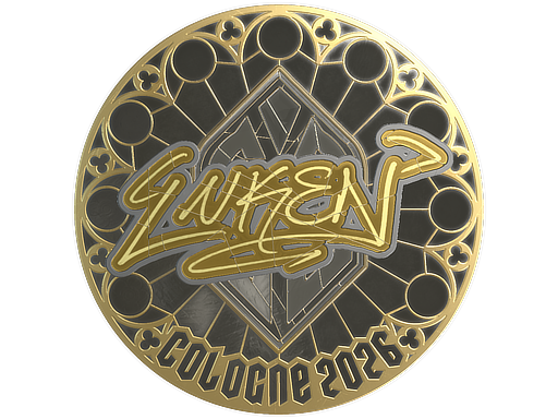 Sticker | luken (Gold) | Cologne 2026 — CS2 skin image, Extraordinary rarity