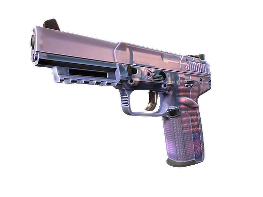 Five-SeveN | Dark Polymer (Well-Worn) — изображение скина CS2, редкость Mil-Spec Grade