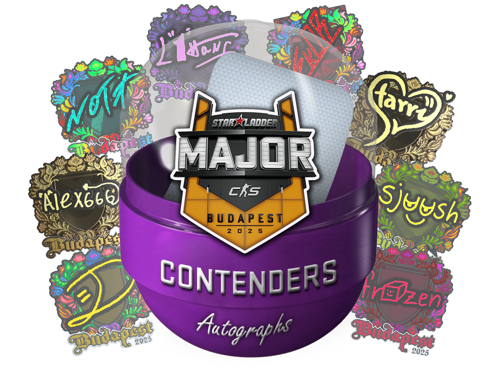 Budapest 2025 Contenders Autograph Capsule — CS2 skin image, Base Grade rarity