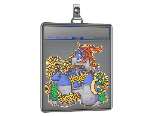 Sticker Slab | Dragon's Keep — CS2 skin image, High Grade rarity