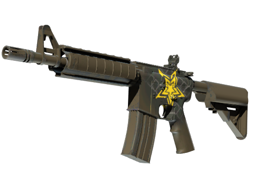 M4A4 | Zirka (Well-Worn) — изображение скина CS2, редкость Restricted