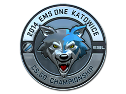 Sticker | ESL Wolf (Foil) | Katowice 2014 — CS2 skin image, Exotic rarity