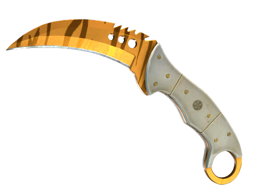 ★ StatTrak™ Talon Knife | Tiger Tooth (Minimal Wear) — CS2 skin image