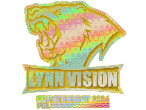 Sticker | Lynn Vision (Holo) | Copenhagen 2024 — CS2 skin image, Exotic rarity