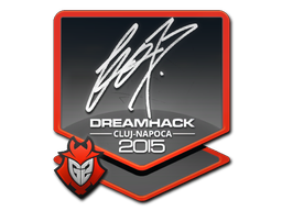 Sticker | fox | Cluj-Napoca 2015 — CS2 skin image, High Grade rarity