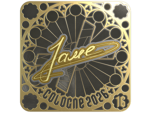 Sticker | Jame (Gold, Ranked) | Cologne 2026 — CS2 skin image, Extraordinary rarity